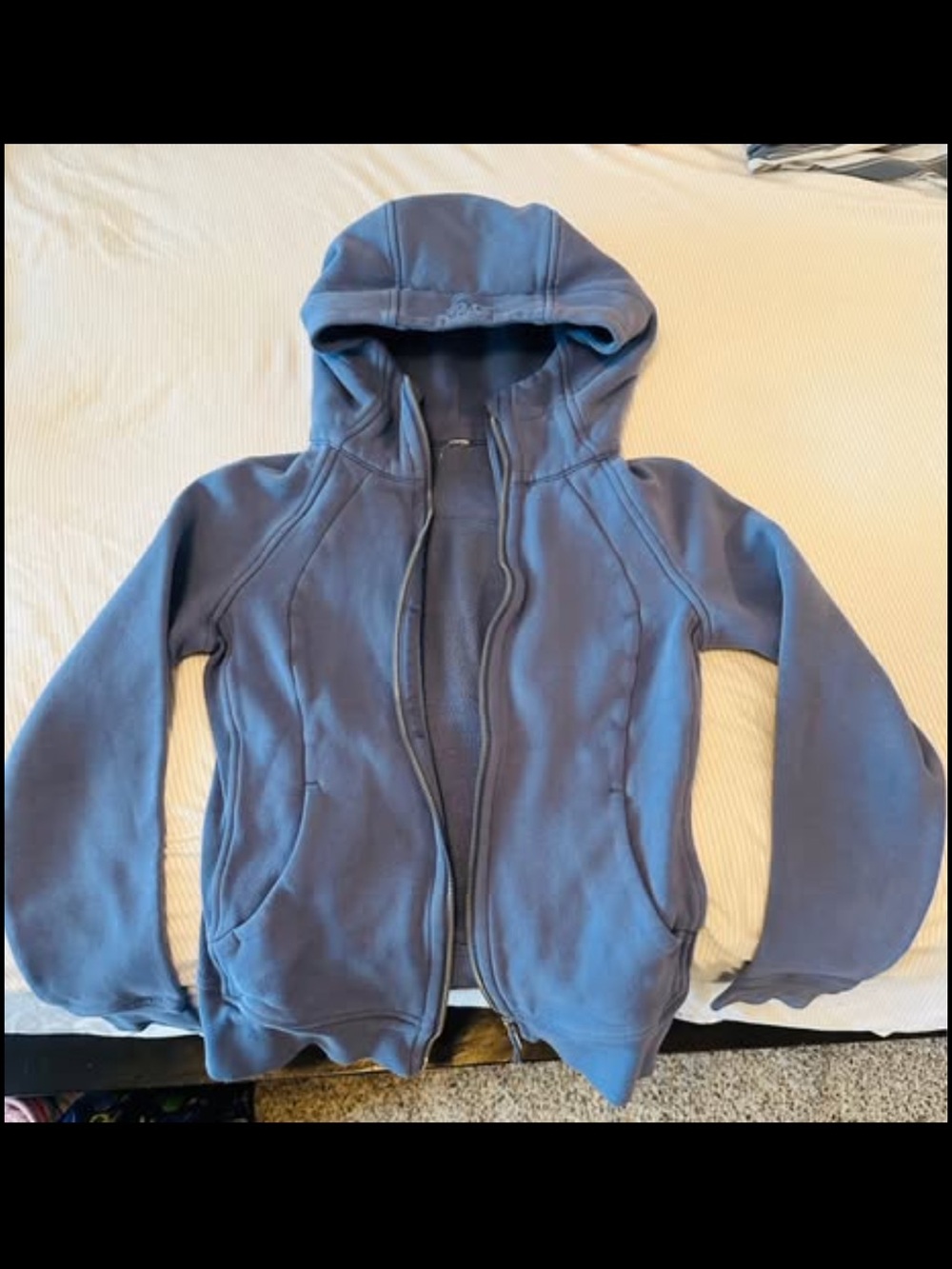 lululemon athletica Hooded Zip Jacket - Slate Blue